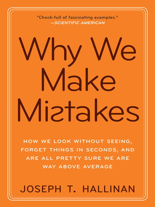 Cover image for Why We Make Mistakes